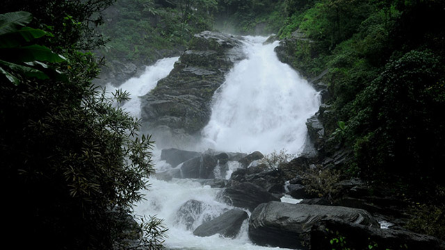 waterfalls near our resort in wayanad